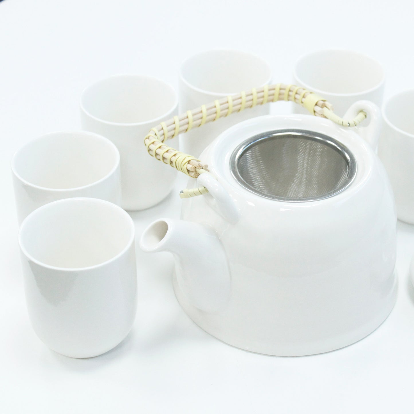 Conjunto de bule - Branco clássico
