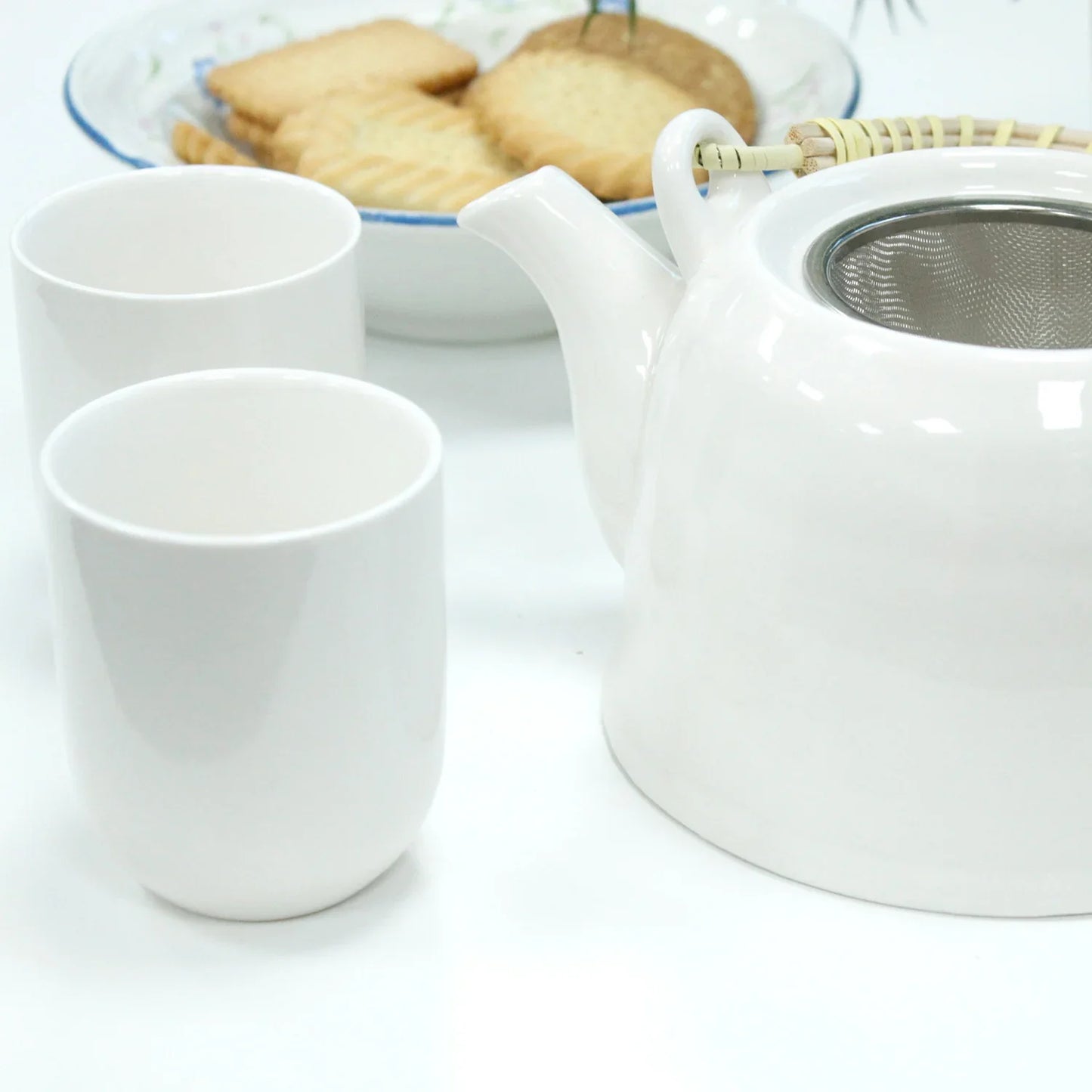 Set de tetera - Blanco clásico - La Tienda del Té