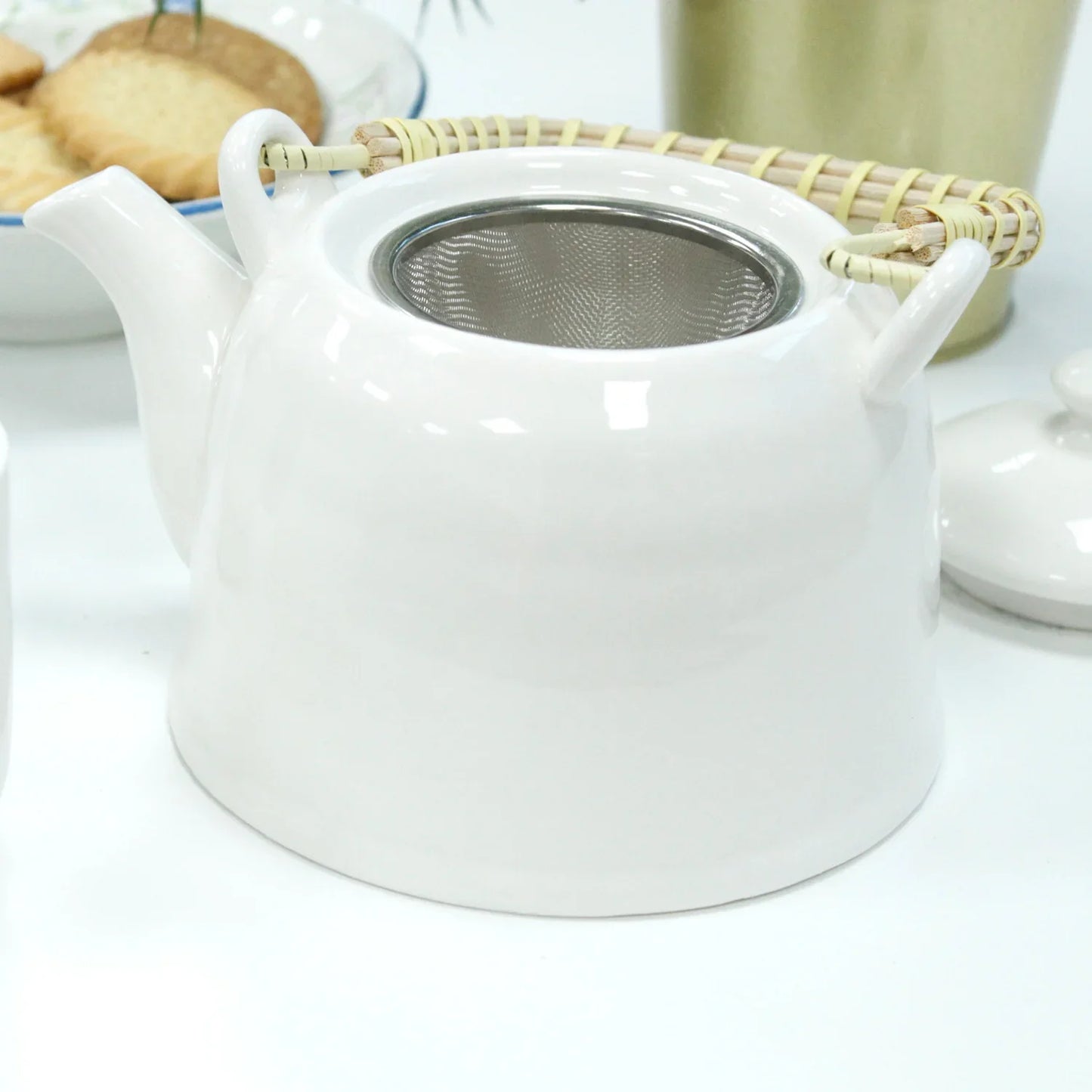 Set de tetera - Blanco clásico - La Tienda del Té