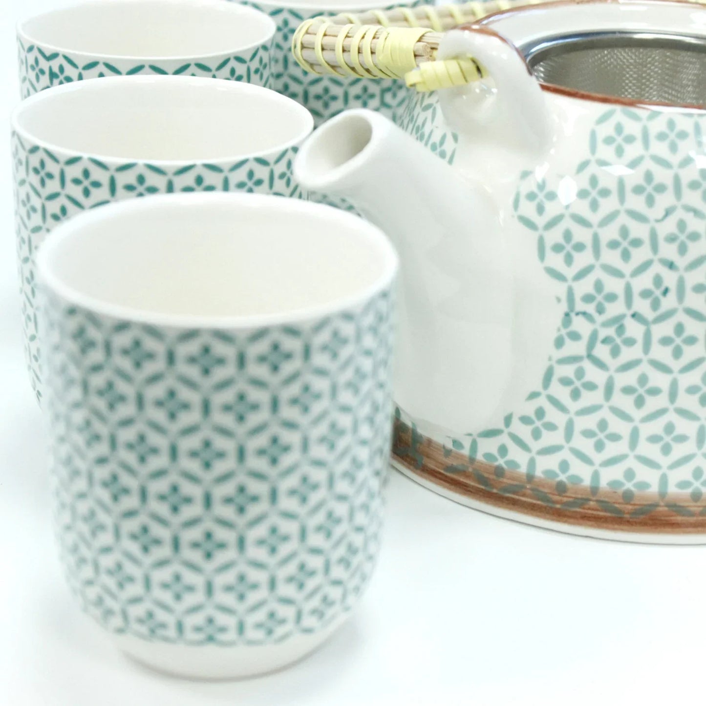 Set de tetera - Mosaico verde - La Tienda del Té