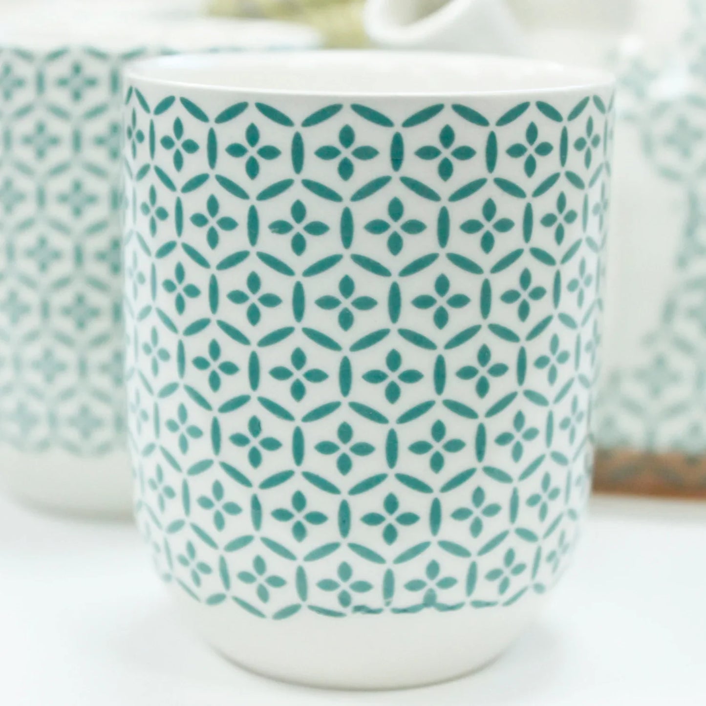 Set de tetera - Mosaico verde - La Tienda del Té
