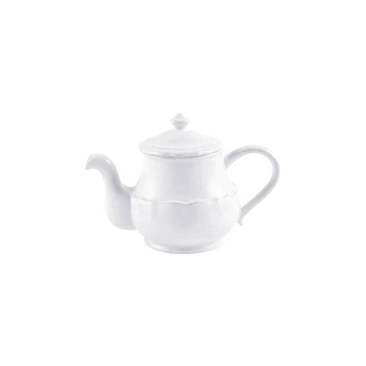 Honeycomb Teapot – Antique White Ceramic, 750 ml