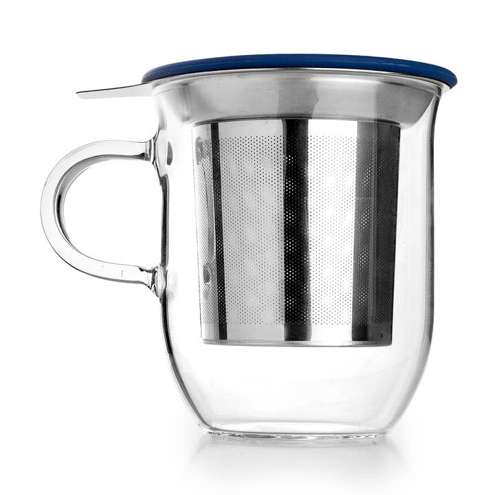 Tea Cup with Filter and Lid 350 ml