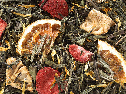 Mezcla de Té Verde y Blanco - Fresa Piña - La Tienda del Té