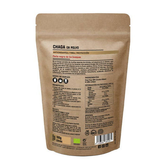 Chaga en polvo Ecológico