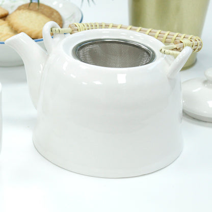 Set de tetera - Blanco clásico
