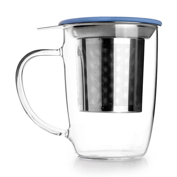 Tea Cup with Filter and Lid 450 ml