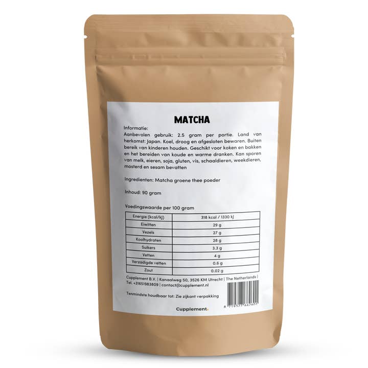 Té verde Matcha Orgánico Premium