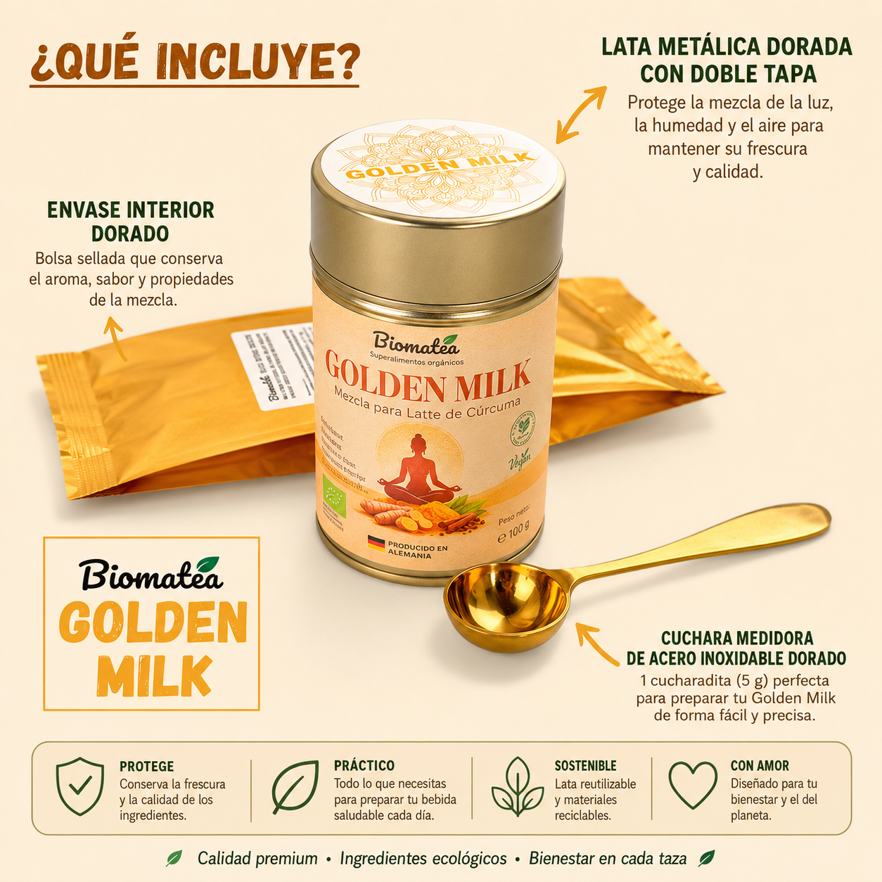 Leche Dorada Orgánica