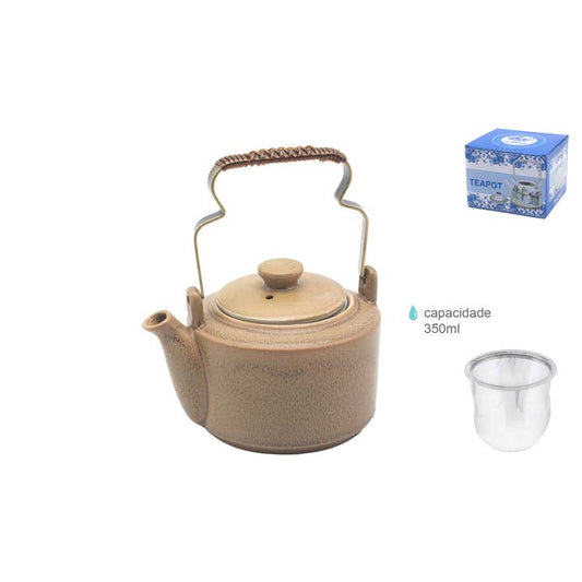 Tetera Cerámica Arena 350 ml - La Tienda del Té