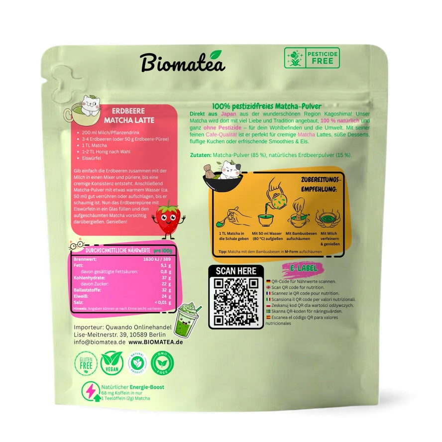 Matcha Japonés Fresa