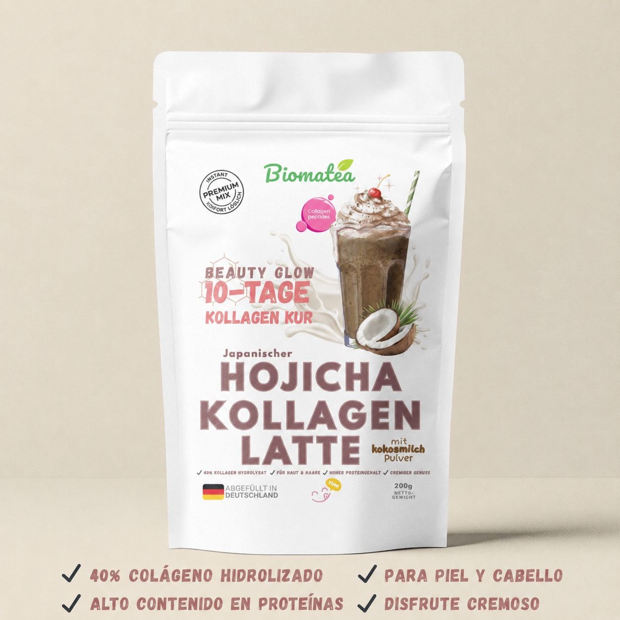 Hojicha Colágeno Latte