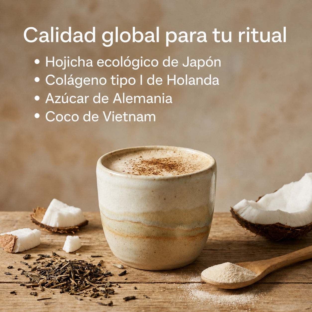 Hojicha Colágeno Latte